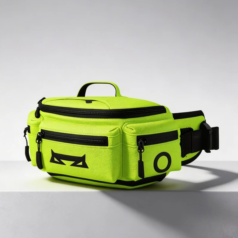 Motorcycle Waist Bag Waterproof, Riding Crossbody Chest Pack for Men - Long-Distance Commuting Motorcycle Accessories