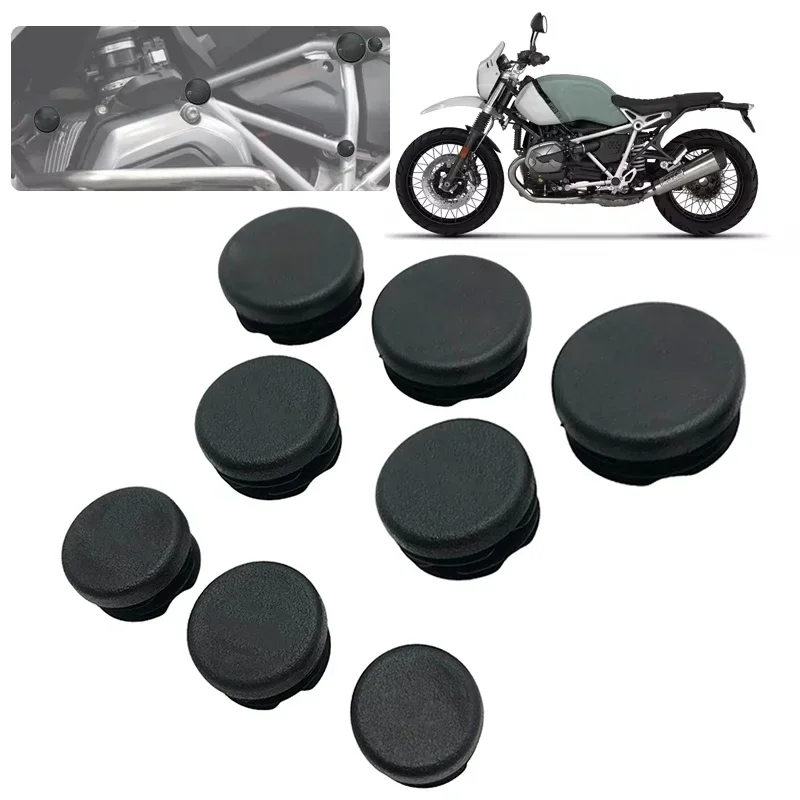 

For BMW RNineT R NineT R9T Pure Racer Scrambler Urban G/S 2013-2023 2022 Frame Hole Cover Caps Plug Decorative Frame Cap Set