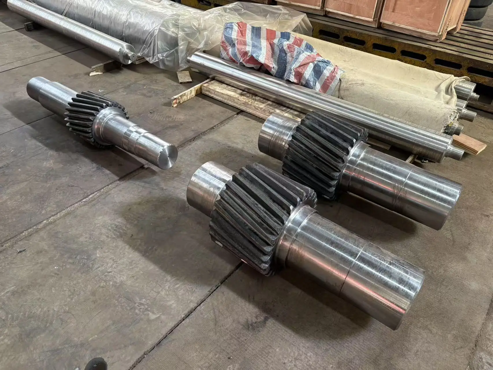Customized Drive Factory Custom Hardened Steel Drive Shaft Helical Gear Shaft Racing Gear Drive Shaft