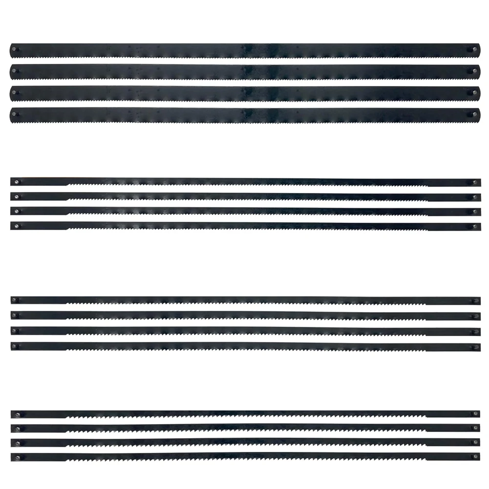 

M12K-For Woodworking- For DIY Projects Compatible 6-1/2 Inch Coping Saw Blades- Grade Carbon Steel Replacement Blades- 16-Pack S