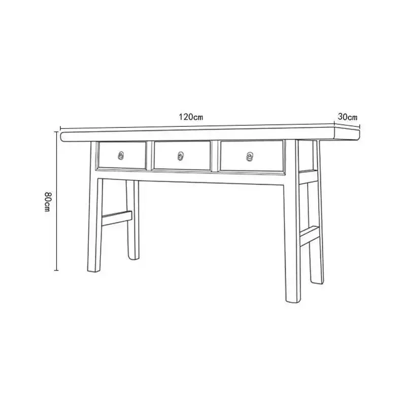 Mesas Consola Tradicionales Chinas de Primera Calidad con Mesas Consola Retro de Mediados de Siglo, Diseño Clásico, Muebles de Mesa Consola