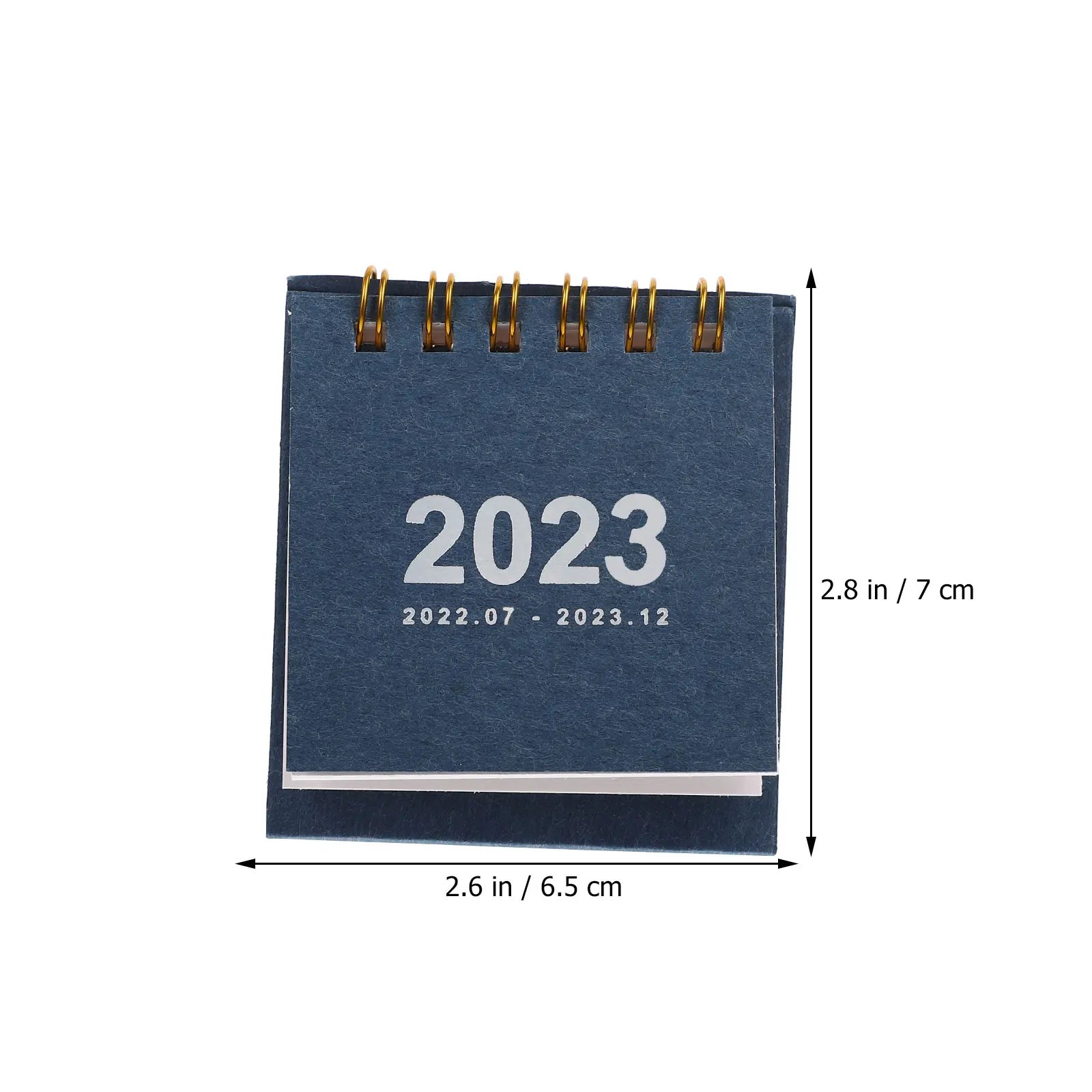 Mini calendario da tavolo da 5 pezzi, colori vivaci, piccoli calendari mensili per la casa, per ufficio, casa, stand up, stampa portatile