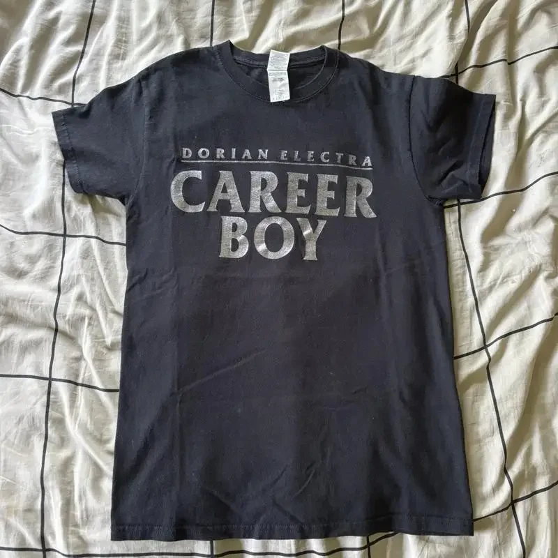 Dorian Electra Career Boy Foil PrinT T Shirt Small Flamboyant