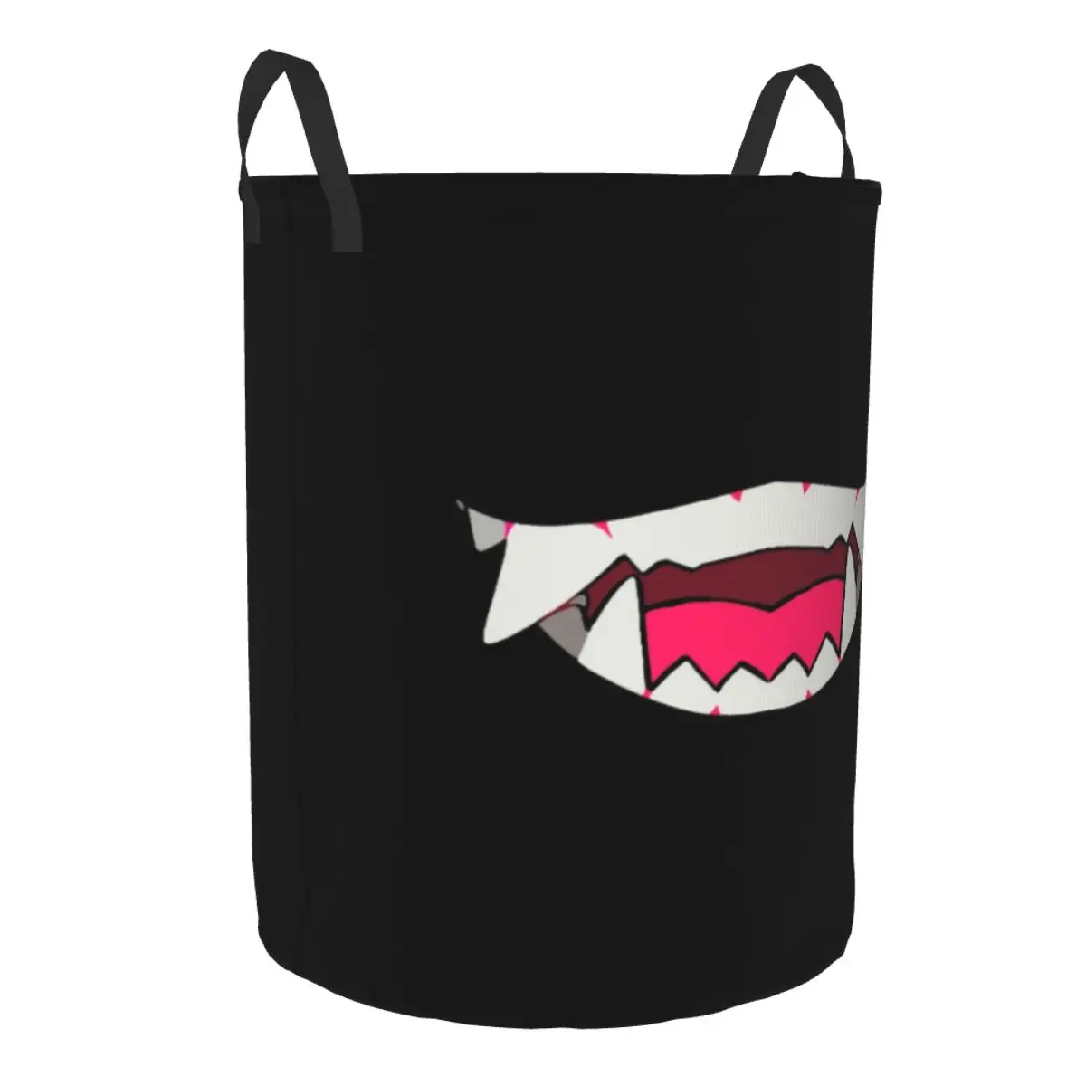 Oni Demon Teeth Laundry Basket Collapsible My Hero Academia Clothing Hamper Toys Organizer Storage Bins