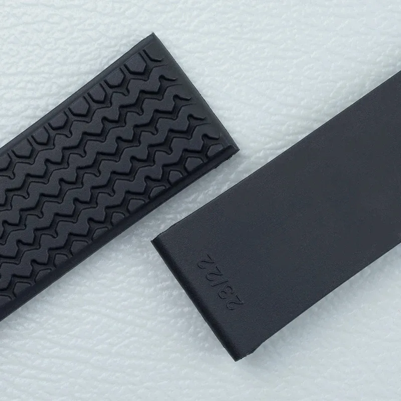 23 مللي متر 21 مللي متر المطاط حزام الساعات سيليكون لينة حزام ساعة اليد سوار مع مشبك الصلب لسلسلة شوبان تشوبارد الكلاسيكية سباق 168511