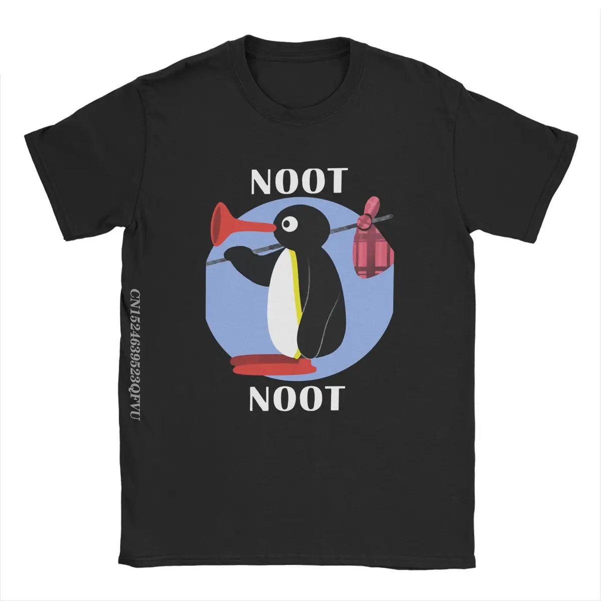 Noot Noot Pingu Tshirt Men Women Cotton Vintage T-Shirts Round Neck Penguin Tee Shirt Harajuku Clothes Classic