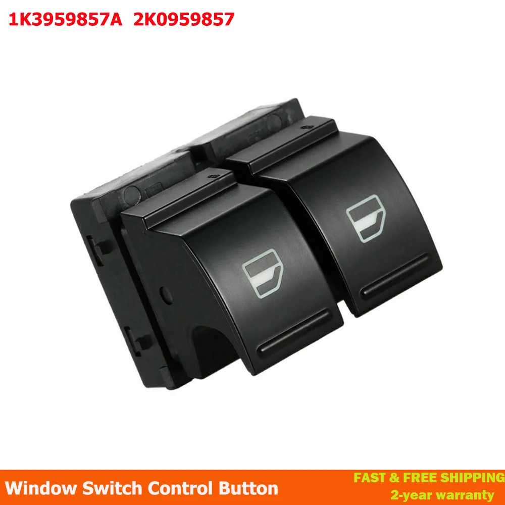 Electric Window Switch Button Driver Side For VW Golf MK5 Caddy 2K EOS Passat B6 Jetta 2K0959857 1K3959857A Car Accessories