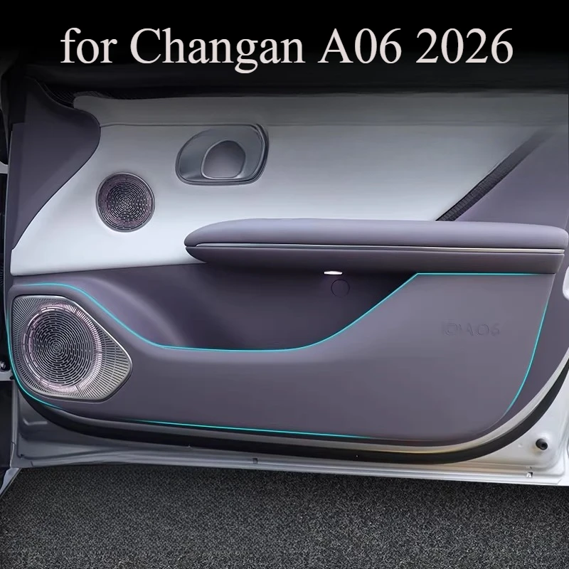 

4 шт. изготовленные на заказ дверные накладки для Changan A06 2026 | Кожаные защитные пленки для дверных панелей в стиле OEM