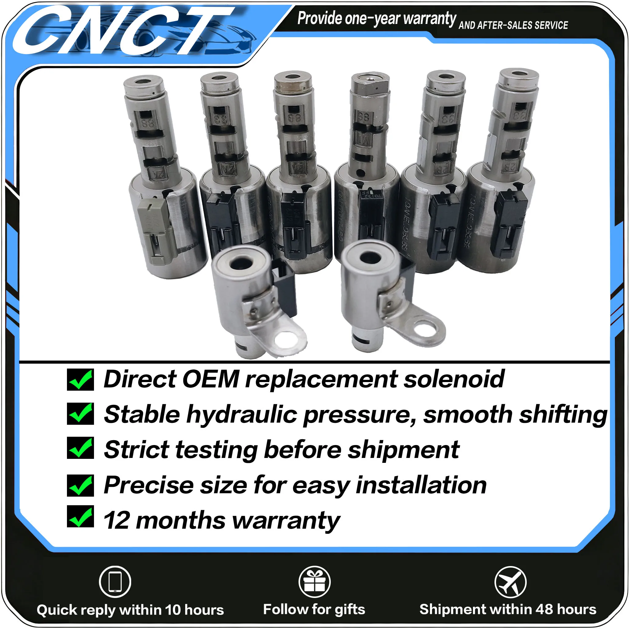 100% Original 09D TR60SN Transmission Solenoid Valve for Audi Q7 VW Touareg Porsche Cayenne 6 Speed Gearbox