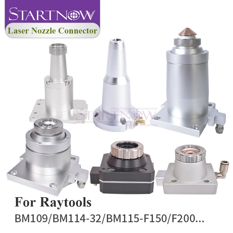 Raytools Fiber Laser Cutting Head BT210S BT230 BT240S BM111 BM109 BM112 Laser Nozzle Sensor Connector Nozzle Connection Parts