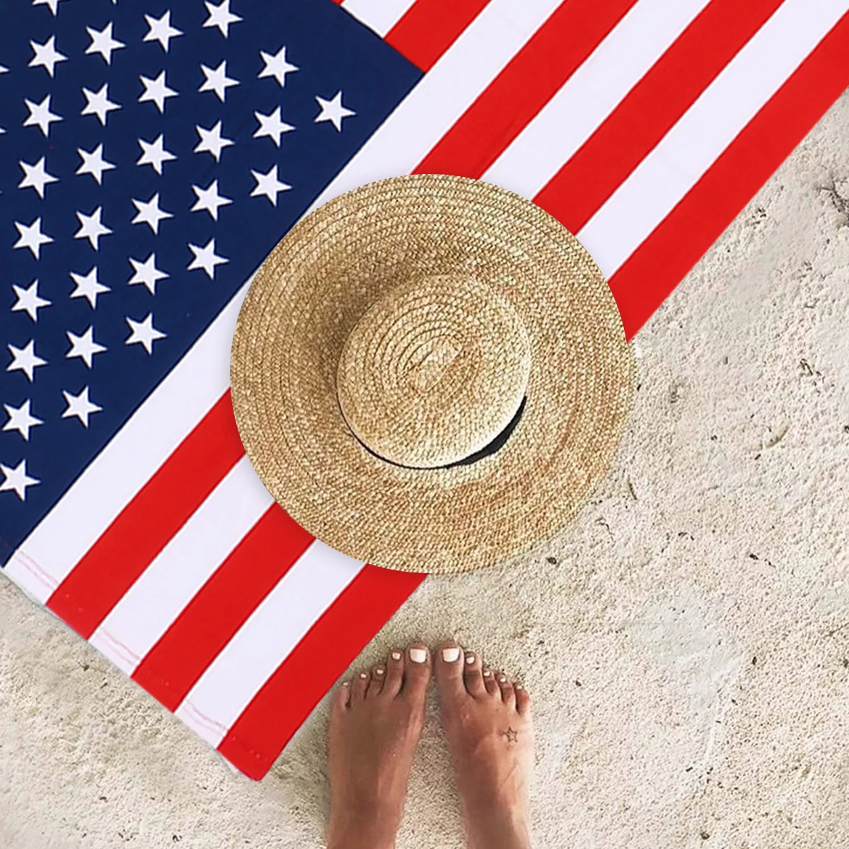 

National Flag Beach Towel Ultra-Fine Fiber Quick-Dry Bath Towel 150x70cm Absorbent Swimming Beach Blanket Soft Cozy