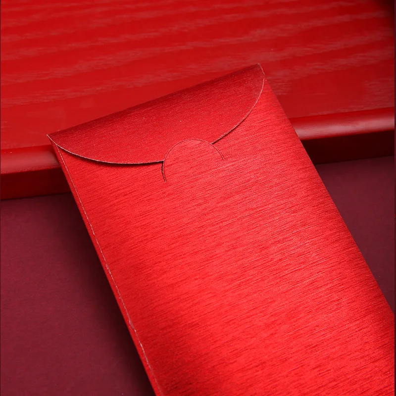 LISHIFENG-Red Envelope for Wedding, Chinese Hot Money Envelope, Creative Thickened Cardboard, New Year Wishes, 12PCs