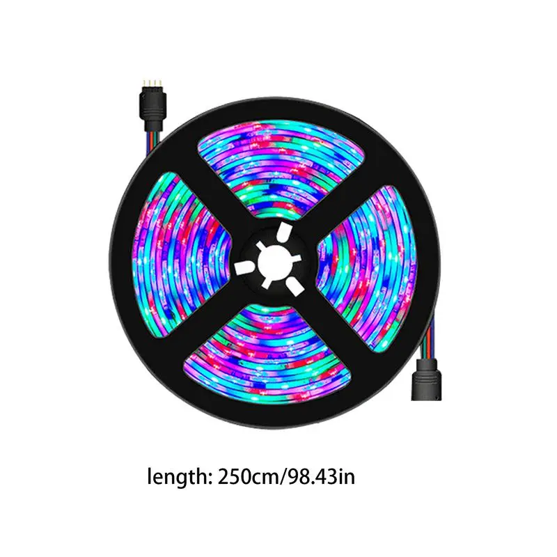 LED Light Strips With Remote Control Flexible Led Lights For Bedroom Remote Control Multicolored Lights App Control Led Light