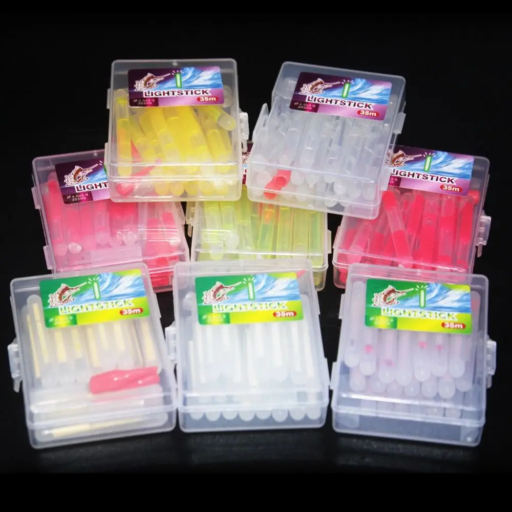 

Light Fishing accessories Dark Glow Clip On Fishing Rod Glow Stick Fishing Float Fishing Light Stick Luminous Float Fluorescent