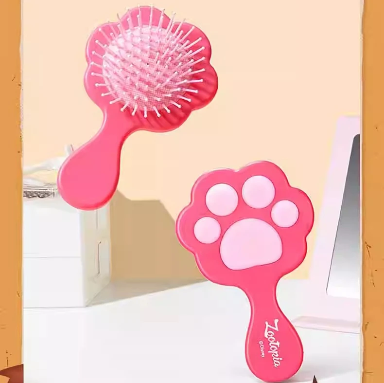 

Disney Zootopia Paw Air Cushion Hair Brush - Scalp Massage Vent Cushion Comb for All Hair Types, Cute Nick Judy Gift