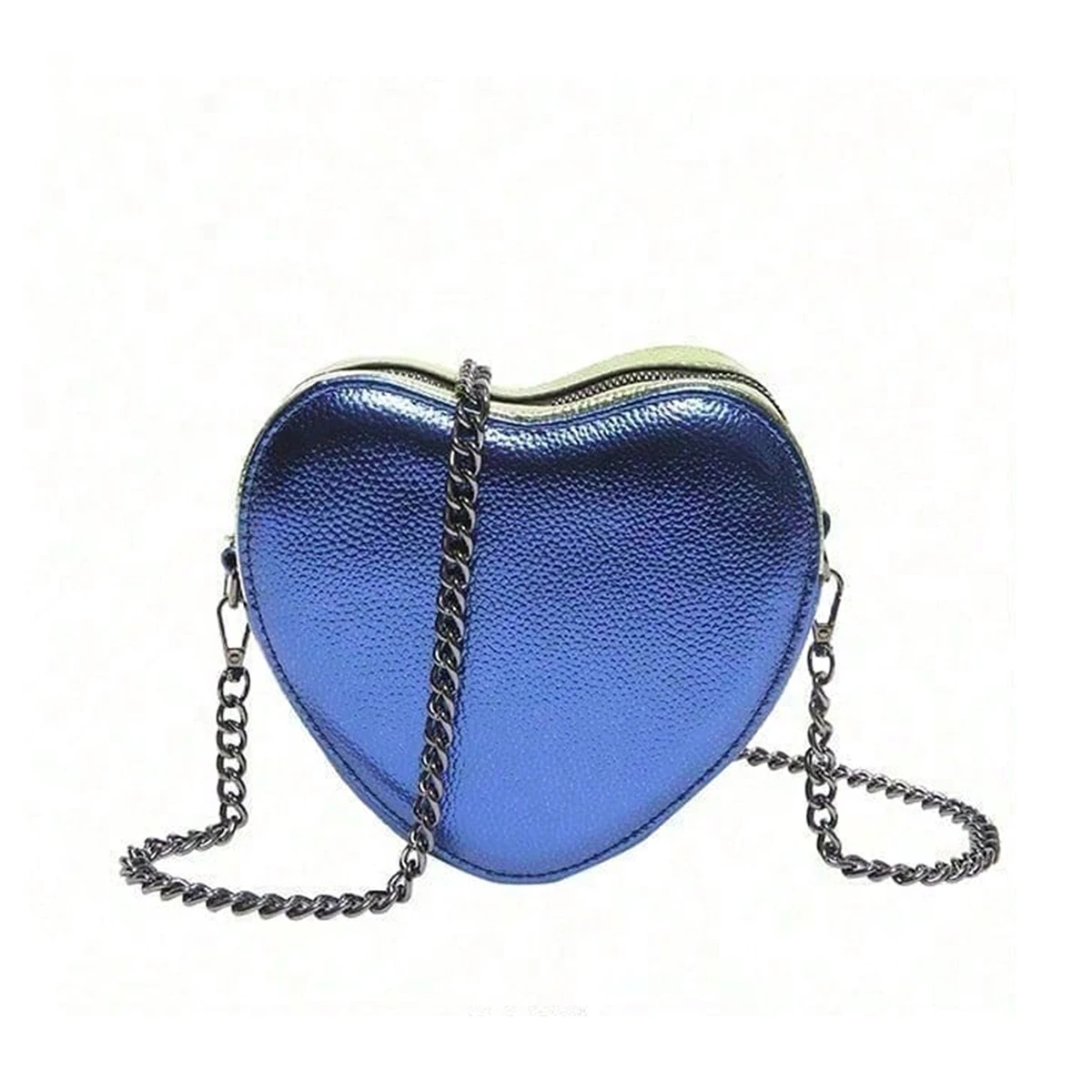 جديد الحب على شكل قوس قزح نمط حقيبة كروسبودي صغيرة اللون شريطية سلسلة يوميا تنوعا حقيبة كتف بسيطة #2