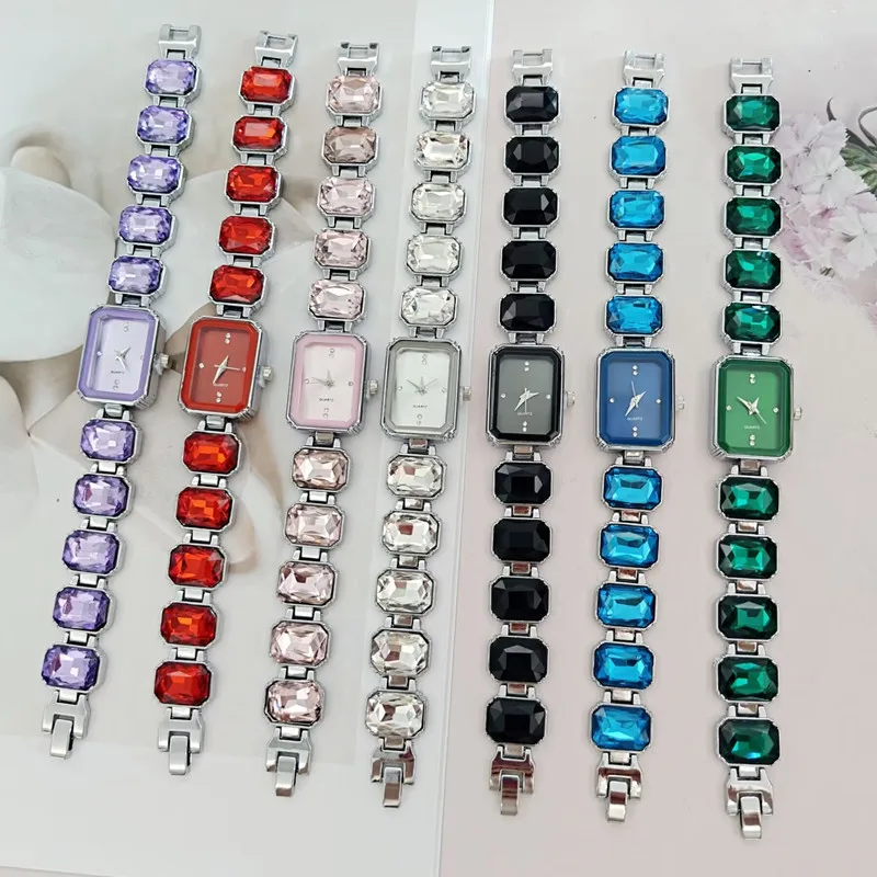 UTHAI CQ412 Модные женские часы, легкие роскошные квадратные браслеты, кварцевые часы, модные часы, подарки, женские часы