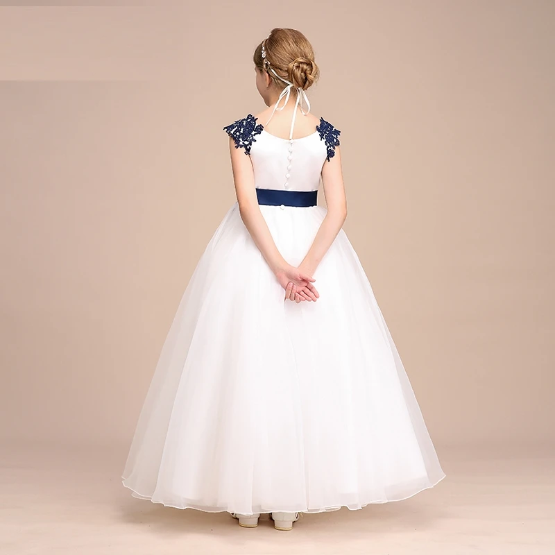 Model Runway Princess Skirt Pompous Piano Performance Birthday Female Flower Girl Dress 2023 New