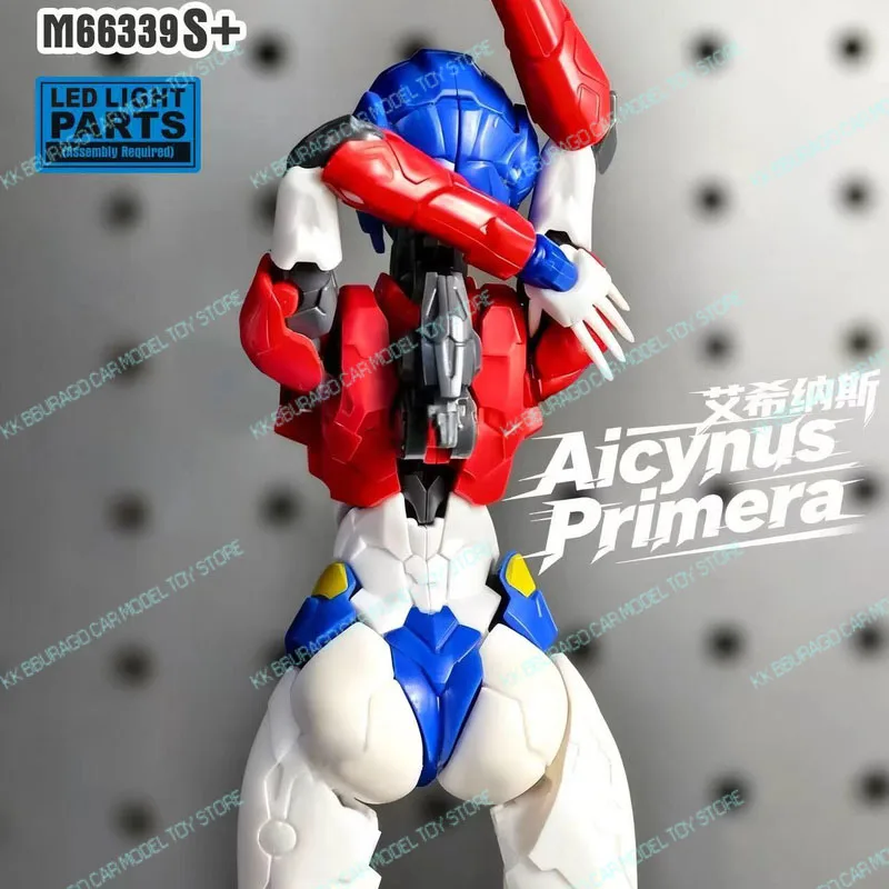 Figurines d'action de Transformation originales, jouets Aicynus Primera Arcee charmant Mecha rouge et bleu OP M66339S, modèle d'assemblage