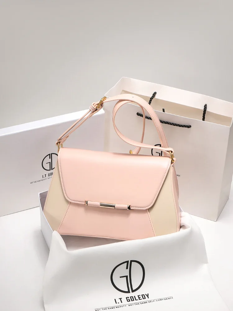 

Vintage Luxury Tote Bag For Women Designer Leather Crossbody Handbag Minimalist Elegant Chic Stylish Large Capacity