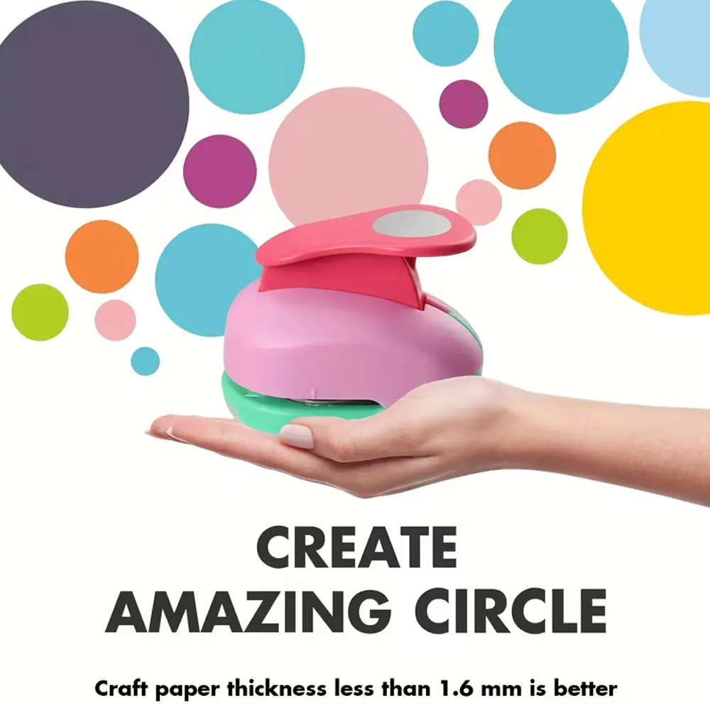 8/16/25/38/50mm Random Color Round Hole Punch DIY Embossing Hole Punch Scrapbooking Machine Paper Cutting Hole Punch