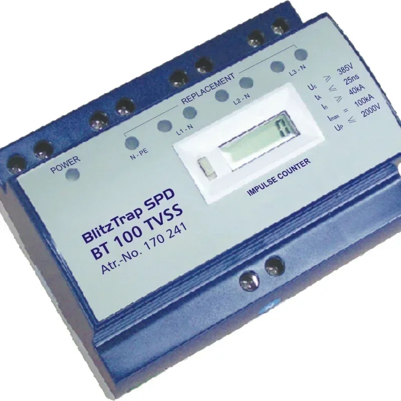 Hot SalesImpulse Counter Uc 385V In 40KA Imax 100KA Up 2000V Lightning Strike Counter