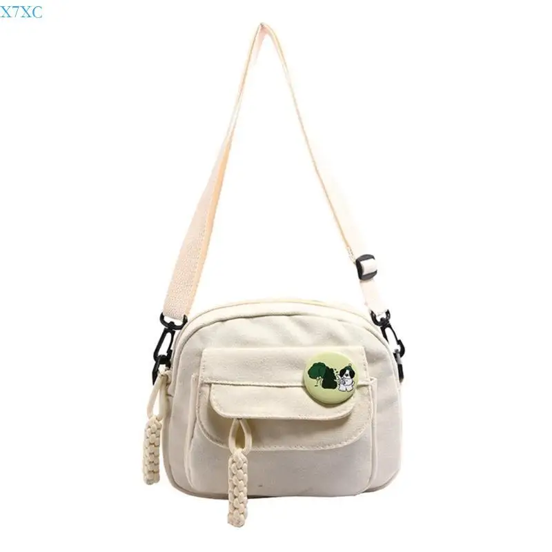 

X7XC Canvas Bag Large Capacity Bag Shoulder Bags for Girl Crossbody Bag