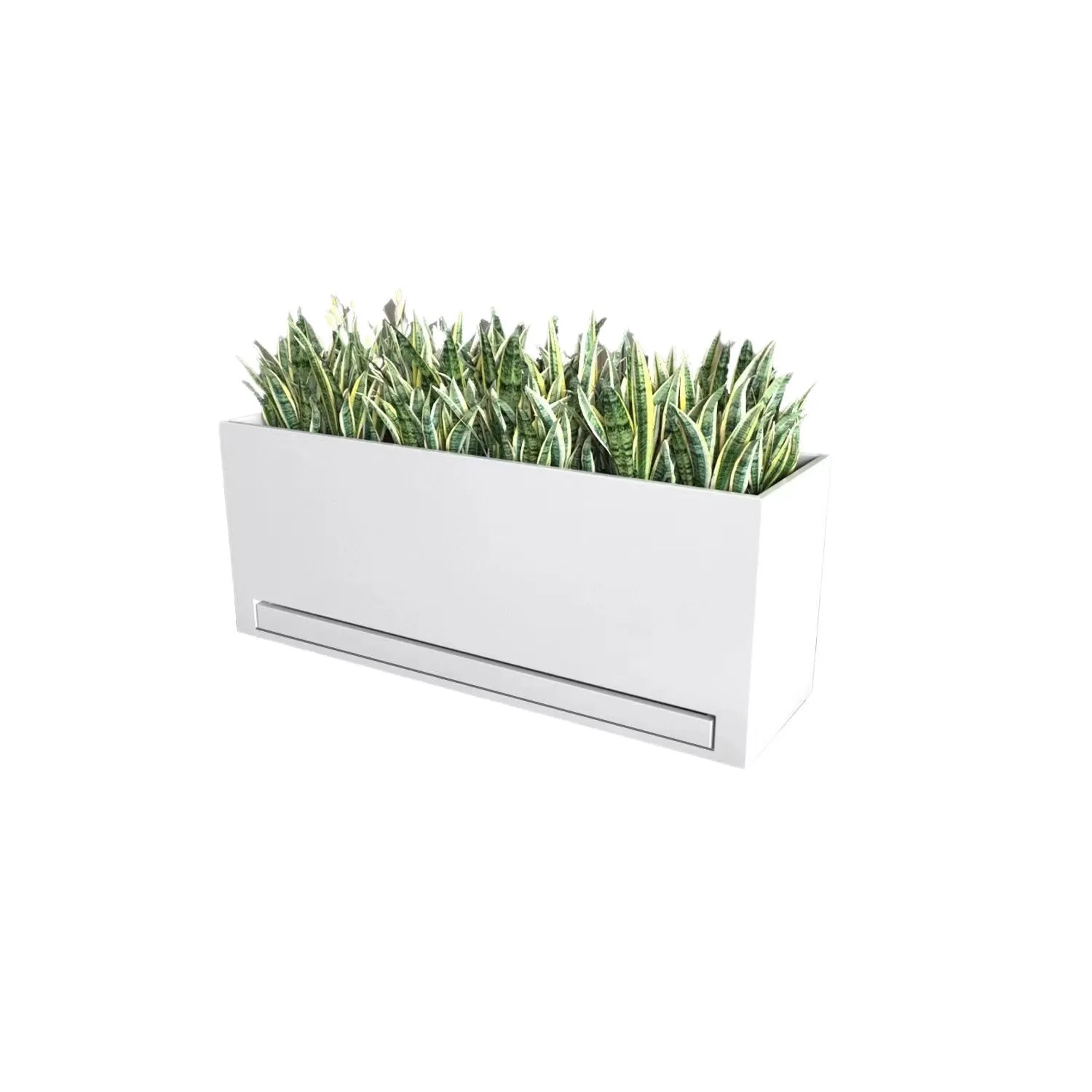 Light luxury simple waterproof with water tray flower box indoor and outdoor balcony shopping mall roof terrace kindof rectangle