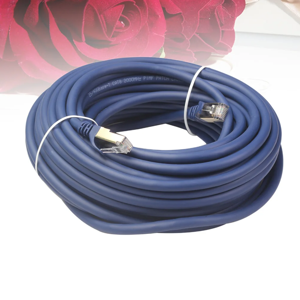 

10 Meter Network Cable Cat8 Lan Cable 25Gbps 2000Mhz Ethernet Cord For Router Switch Pc Server Printer Poe Device
