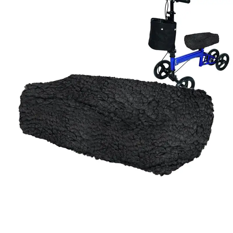 Knee Scooter Cushion Cover Soft Cover Scooter Walking Knee Pad In Plush Knee Protection Foam Cushio For Comfortable Riding