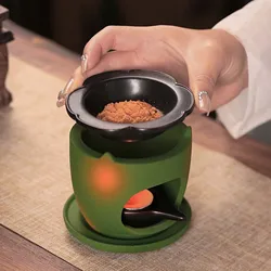Candle Aromatherapy Furnace Essential Oil Furnace Aromatherapy Holder Lamp Burner Home Decor Household Romantic