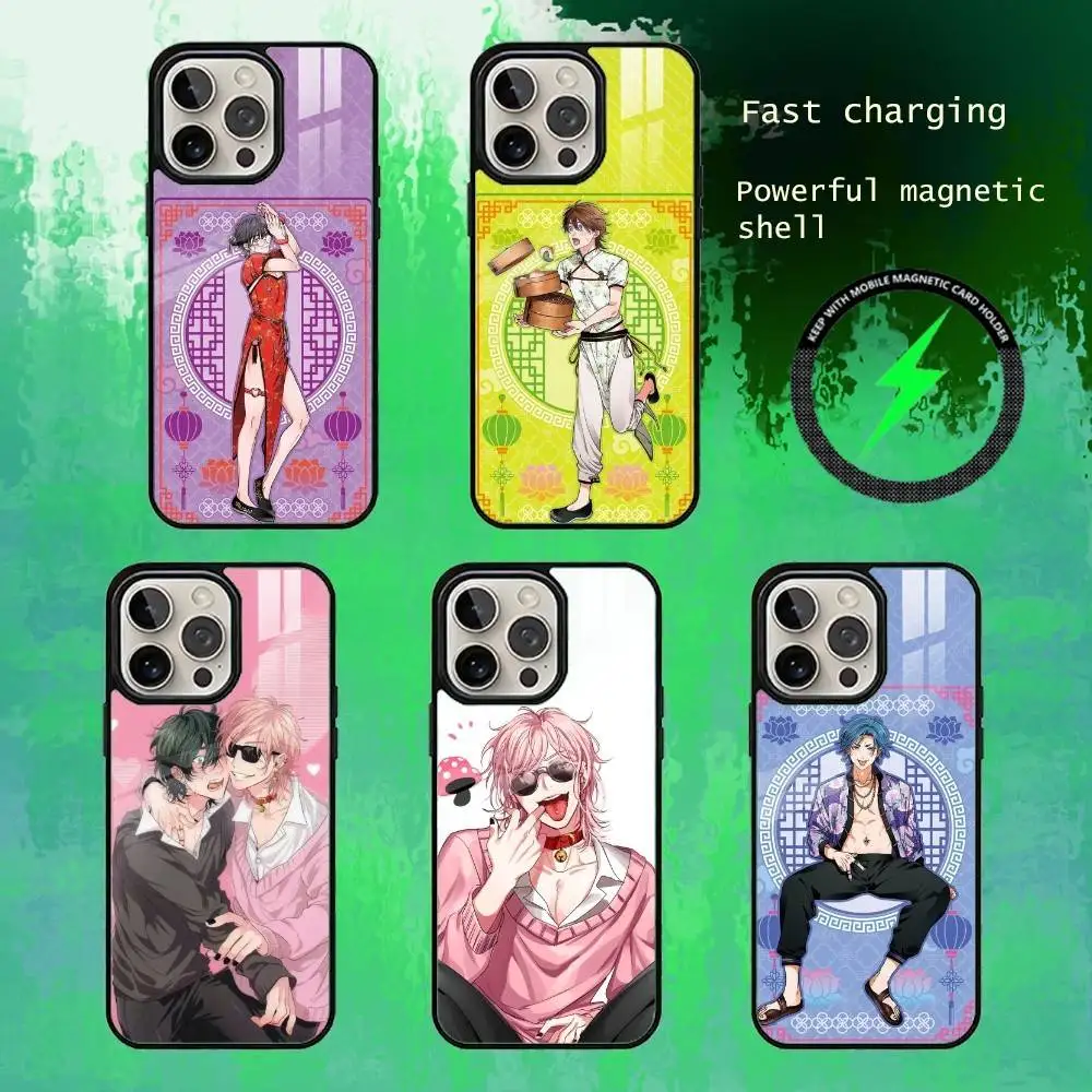 

YBC Y-Yarichin-B-Club Phone Case For iPhone17,16,15,14,13 Plus,Pro Max Magnetic For Magsafe Wireless Charging