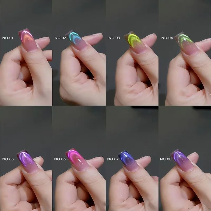 Super Strong Thick Strip Magnet Cat Eyes Magnet for Nail Gel Polish 3D Line Strip Effect French Multi-Function Magnet Pen Tools