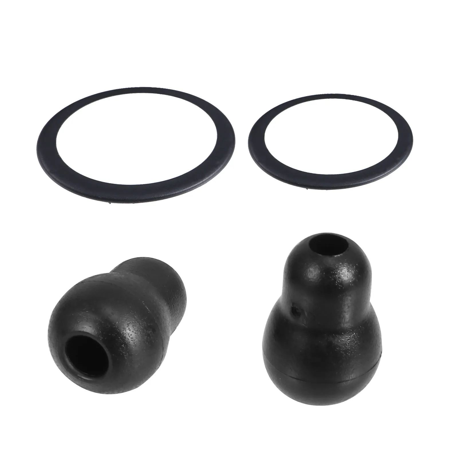 2Sets Stethoscope Replacement Premium PVC Earbud Parts Clinic Hospital Cold Metal Protection Noise Isolation Stethoscope
