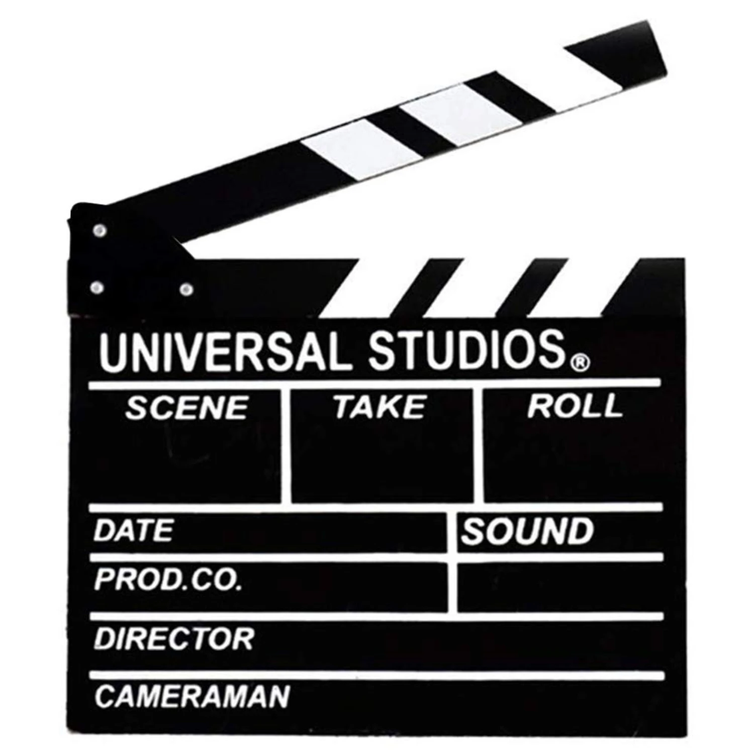 

Classic Vintage Retro Design Premium Quality 12"x11" Wooden Film Clapper Board Accessory Perfect for Filmmakers and Movie Buffs