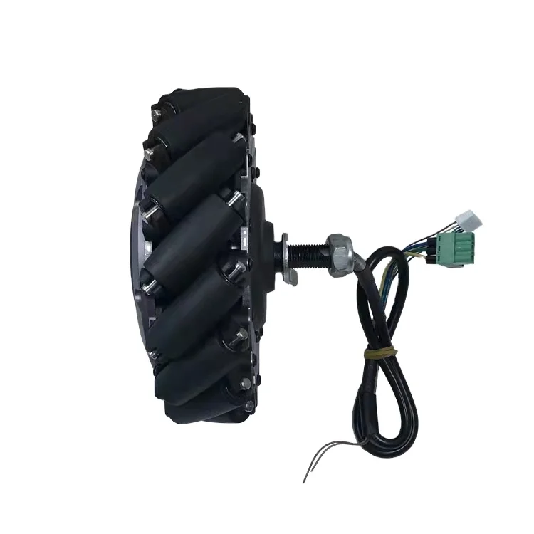 Mecanum wheel 8 inch 24v 150w  with encoder for robot