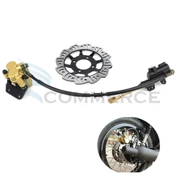 Motocross Rear Hydraulic Disc Brake Master Cylinder Caliper Foot Brake For 110cc 125cc 140cc150cc Pit Dirt Bike Motorcycle Parts