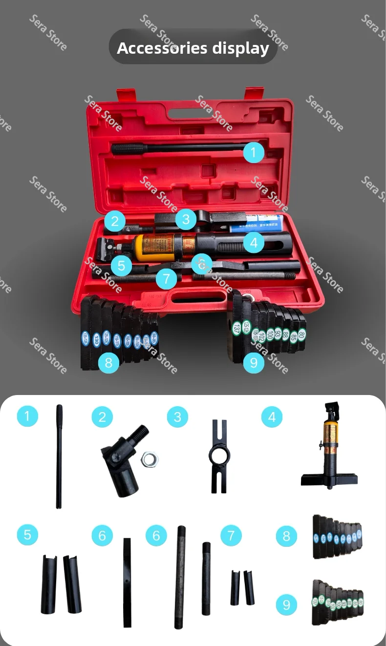 5T Hydraulic Cylinder Liner Puller 10T Dry Cylinder Liner Puller Cylinder Barrel Puller