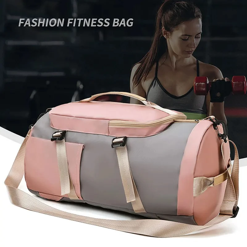 

Large Capacity Storage Bag Travel Bag Tote Carry On Duffel Luggage Waterproof Backpack Handbag Oxford Shoulder Women