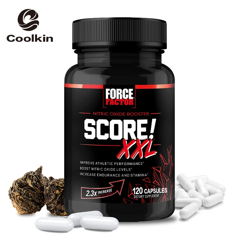 Force Factor Score XXL Nitric Oxide Supplement with L-Citrulline Maca and Tribulus To Help Build Muscle and Increase Endurance