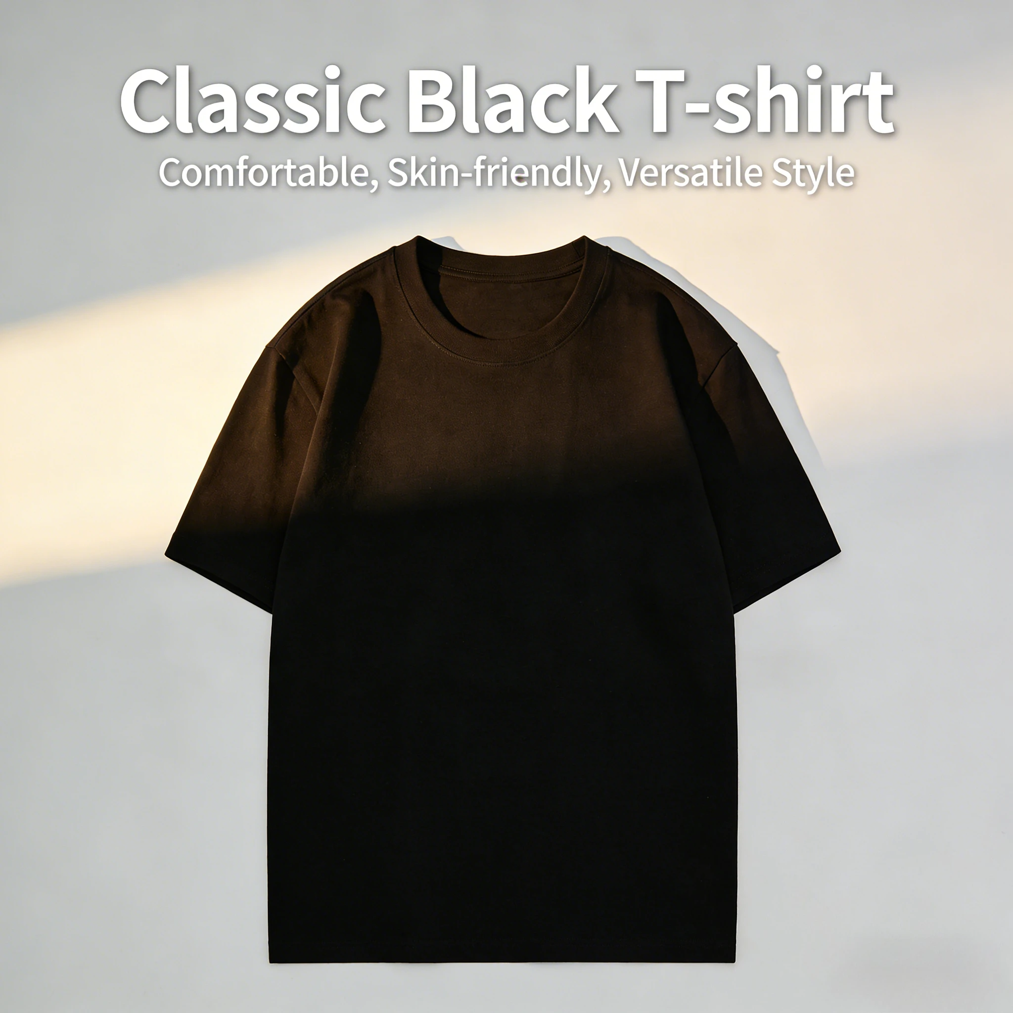 Summer Men T Shirt Cotton Tops Women Solid Color Blank Tshirts O-neck Round Collar Short-Sleeve Couple Black Top Tees Clothing