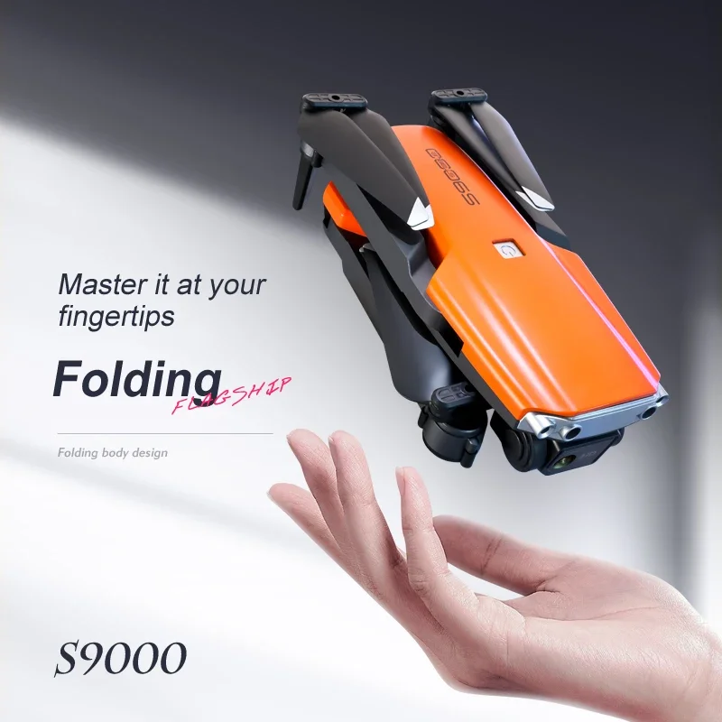 Mini remote control drone S9000 4K professional dual camera with HD ESC video headless VR gesture shooting/video optical flow po