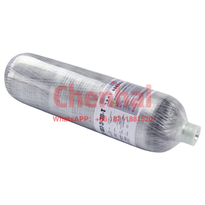 300 bar 3L carbon fiber air cylinder with valve pcp airgun diving equipment