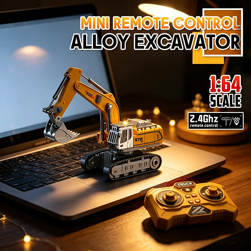 Escavatore RC in Lega 1:64 con - Rc Hobbyking Shop recensione e prezzo