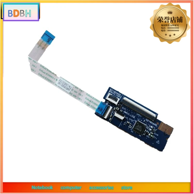 Laptop Keyboard Connector Board with LS-E332P XPS 15 9550 9560 9570 M5520