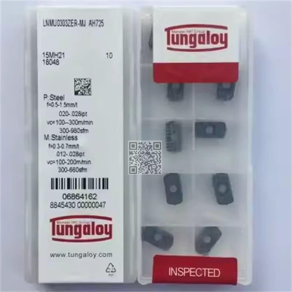 

TUNGALOY LNMU0303ZER-MJ AH725 Carbide Insert LNMU Milling Inserts