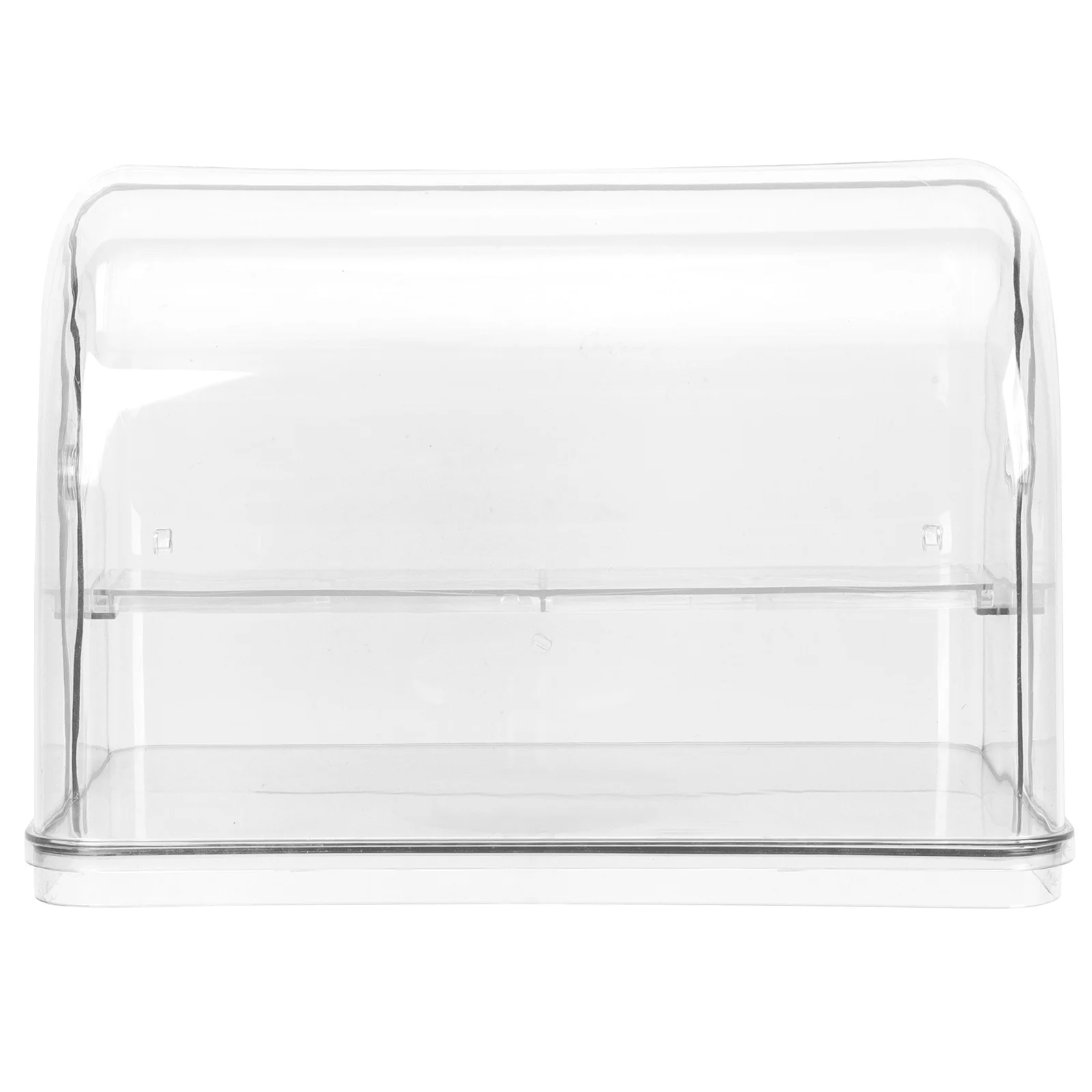 

Clear Plastic Display Case Dustproof Storage Box Desktop Showcase for Small Items Collection Holder Transparent Exhibition Box