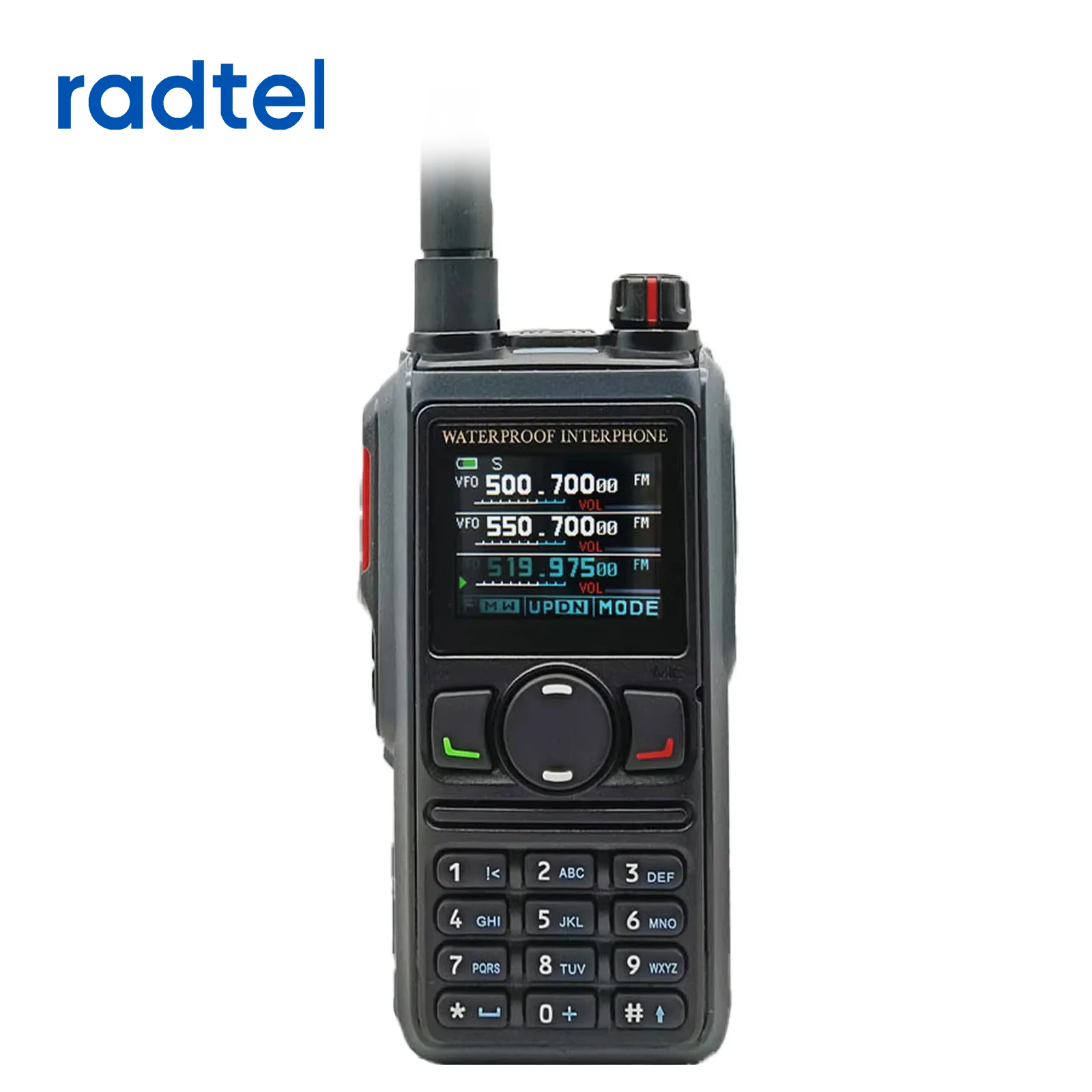 

2025 Best Seller Radtel RT-580G DMR GPS Digital Walkie Talkie 199CH Air Band 10W VOX SOS LCD For Bluetooth For Amateur Aviation