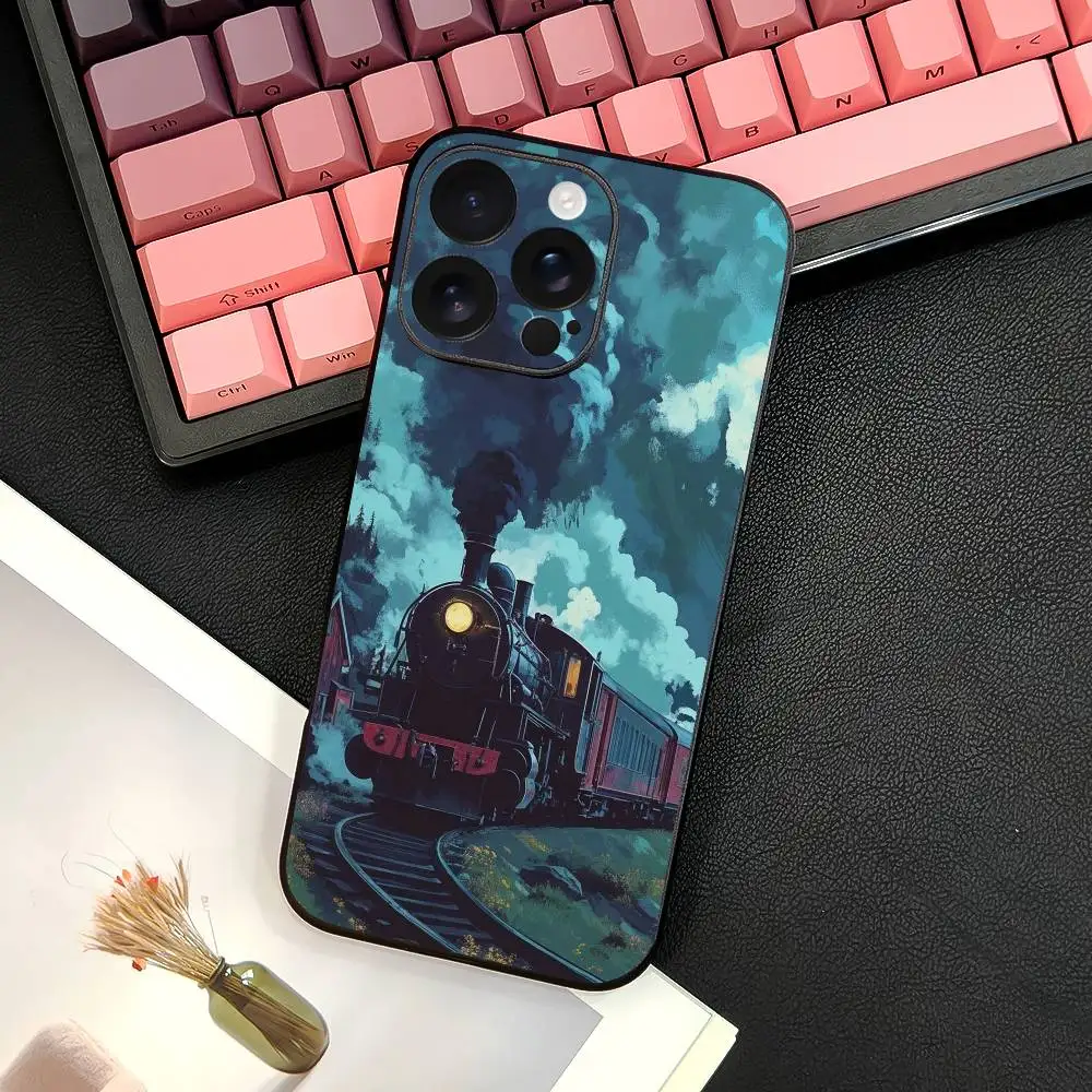 حافظة لهاتف آيفون 16 15 14 13 12 17 PRO MAX PLUS Mini TPU حافظة ناعمة وصديقة للبشرة