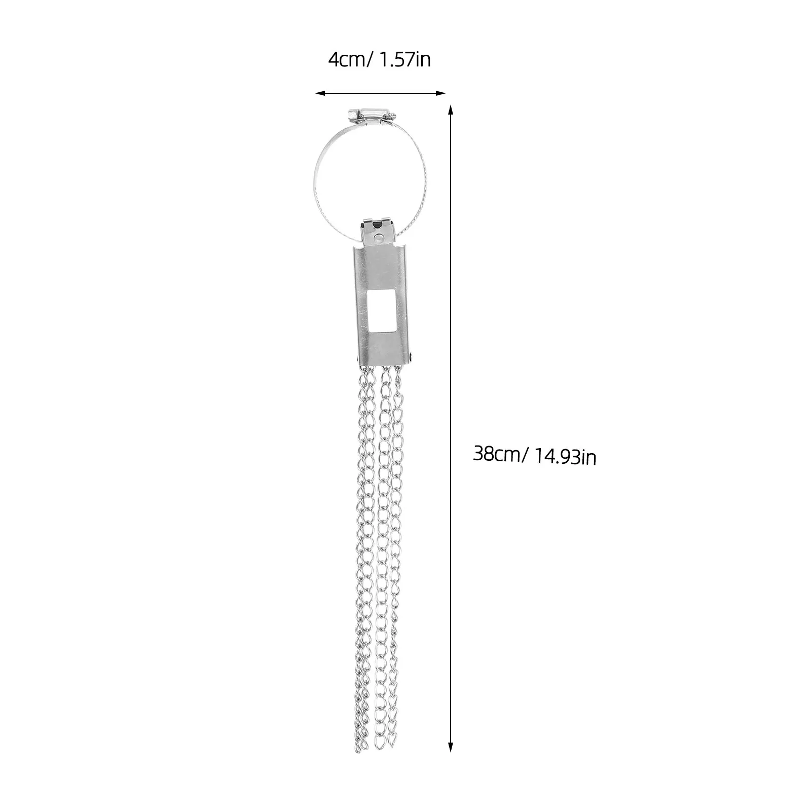 Car Anti Static Strap Electrostatic Belt Grounding Chain Strip Heavy Duty Metal Construction for Autumn Winter Static Discharge